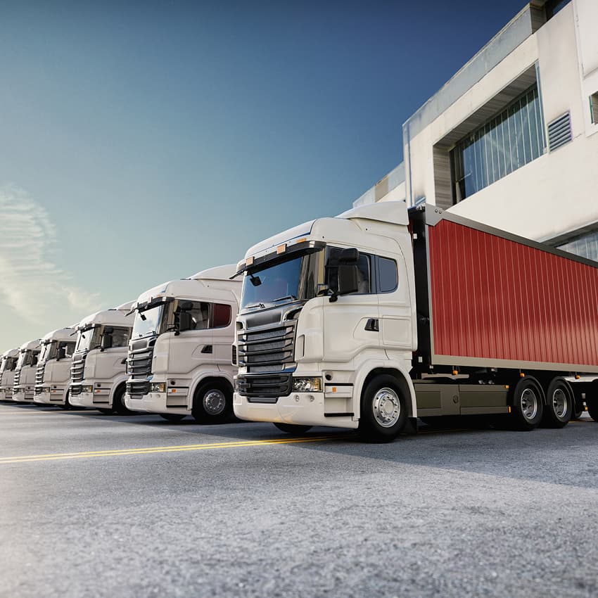 Semi-trucks for freight delivery